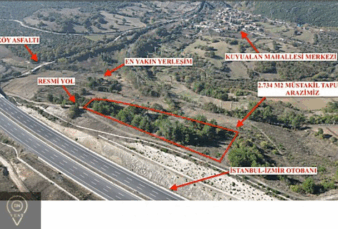 OnVest’ten BALIKESİR’DE OTOBAN KENARINDA 2734m² SATILIK TARLA OnVest’ten BALIKESİR’DE OTOBAN KENARINDA 2734m² SATILIK TARLA